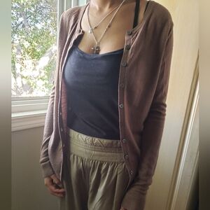 Banana republic merino wool cardigan. Fits like a small.